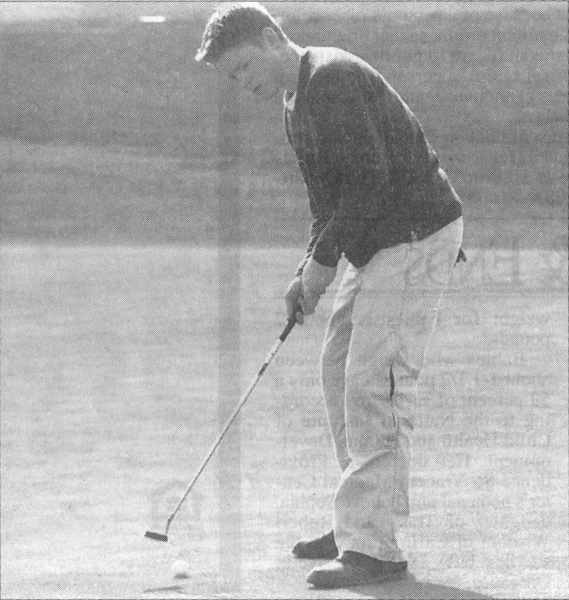 This is a picture of me at a home golf meet this season.
